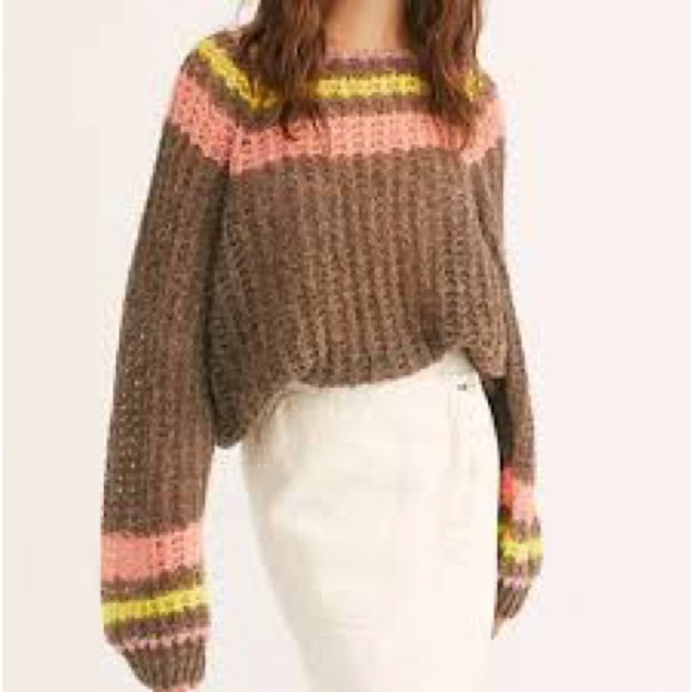 Free People Alpaca Reach for the Stars sweater - Picture 4 of 7